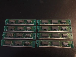 8x 256KB 30-Pin 3-Chip Parity 70ns Memory SIMMs 2MB Matched Set RAM Apple SE - Picture 1 of 2