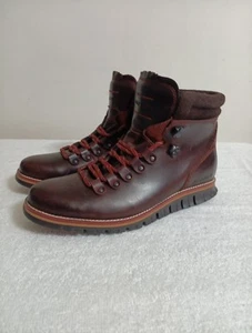 Cole Haan Zerogrand Wanderstiefel wasserdicht burgunderrot Herren Größe 7 C38229 neu - Bild 1 von 14