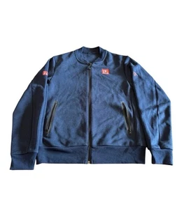 Uniqlo Men’s Tennis Jacket Size M Navy Blue Full Zip Djokovic Federer Nishikori - Bild 1 von 8