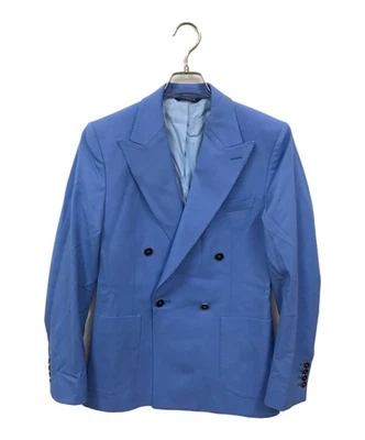 DOLCE & GABBANA 双夹克天蓝色型号 G2QH1T 羊毛混纺男式 44 — 第 1/4 张图片