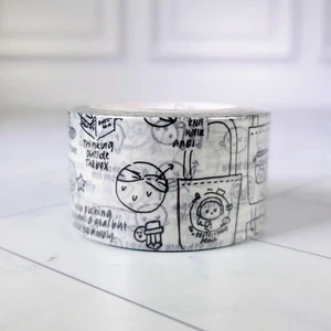 Helen's Sketchbook Washi Tape Roll - The Coffee Monsterz Co TCMC NEU - Bild 1 von 3