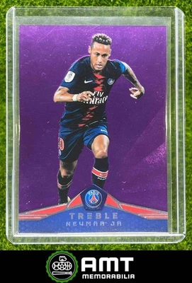 2018-19 Panini Treble #12 Neymar Jr Purple 40/49 Paris Saint-Germain - Image 1 of 3