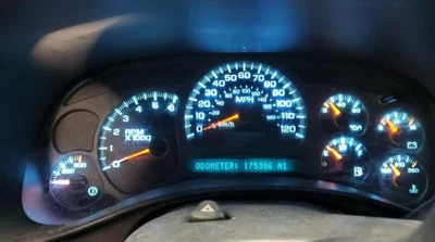 Silverado 2500 2003-2005 OE velocímetro calibre grupo 175 k millas Chevrolet Foto 1 de 4