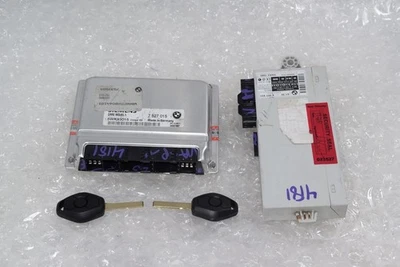 2004 BMW 530i E60 IGNITION KEY ENGINE COMPUTER ECU ECM DME CAS2 7527015 - Image 1 of 4