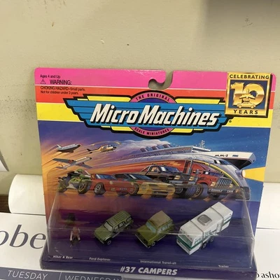 Micro Machines - #37 Campers Trailer Ford Explorer Hiker International Travel - Image 1 of 4