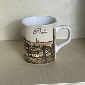 Vintage 1973 Praha Kaffeebecher aus Prag, Tschechien tolles Sammlerstück - Bild 1 von 6