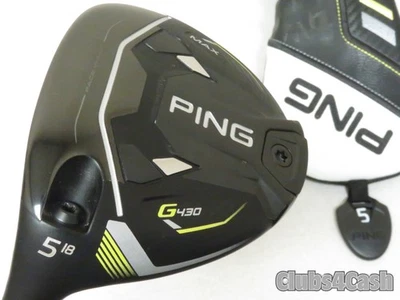 PING G430 Max Fairway 18°  5 Wood HZRDUS Smoke RDX Red 60g 5.5 +Cover  LEFT MINT - Image 1 of 4