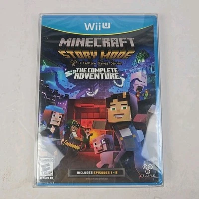 Minecraft: StoryMode The Complete Adventure, Nintendo Wii U - New Factory Sealed - Image 1 of 4