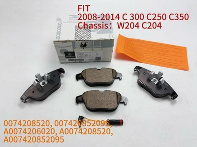 OEM GENUINO MERCEDES BENZ NUEVAS PASTILLAS DE FRENO TRASERAS CON SENSOR 08-14 C300 C350 C250 Foto 1 de 2