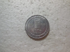 1934 DEUTSCHLAND DURKHEIM FRITZ KELLER GUTFELL 30 PFENNIG WEINMARKE - Bild 1 von 2
