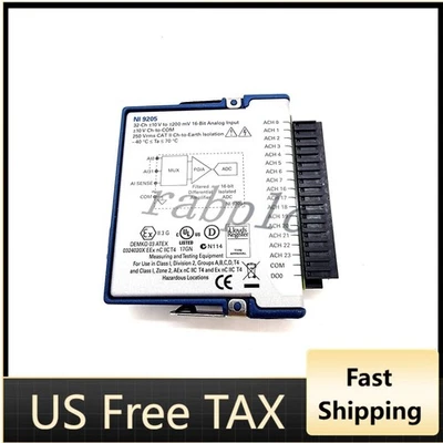 US Free TAX NEW NI NI-9205 NI9205 C Series Voltage Input. - Image 1 of 4