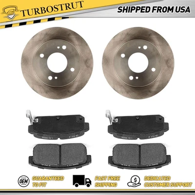 Kit de pastillas de cerámica de freno de rotores de freno traseros originales para Infiniti G20 2000-2002 Foto 1 de 4