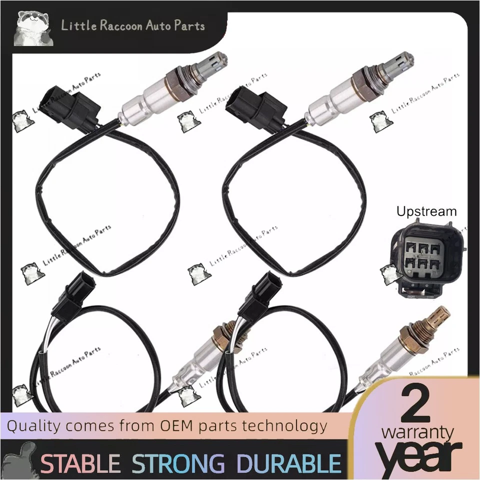 4PCS Upstream & Downstream Oxygen O2 Sensors for Honda Accord Acura Pilot 3.5L - Image 1 of 4