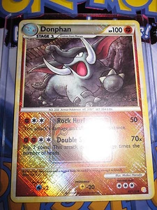 POKEMON NEUF PROMO LEAGUE LIGUE DONPHAN 100HP REVERSE HOLO FOIL 40/123 UNCO - Picture 1 of 1