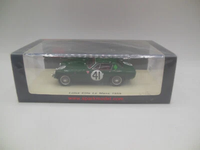Spark Minimax S5077 Lotus Elite Rn 41 Le Mans 1959 P Lumsden & P Riley escala 1:43 Foto 1 de 4