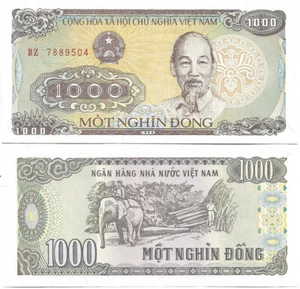 Vietnam 1000 Dong 1988 Banknote P106 AU - Picture 1 of 1