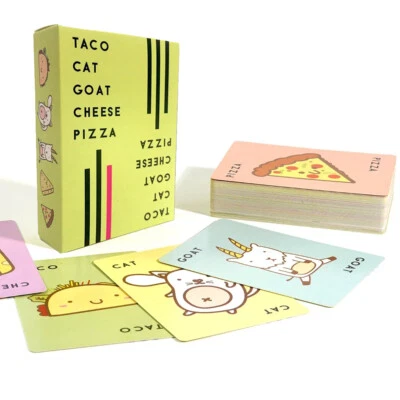 Taco Cat Goat Cheese Pizza | Card Game| Ages 8+ | 3-8 Players | NEW UK Party Toy - Image 1 of 4