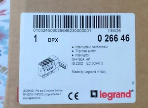 Legrand 0 266 46 Interrupteur-sectionneur DPX-IS250 4P 160A. 026646. INCOMPLET - Picture 1 of 14
