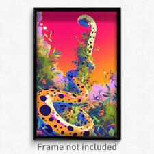 Art Poster - Humble Hot Dog (Psychedelic Trippy Weird 11x17 Print)