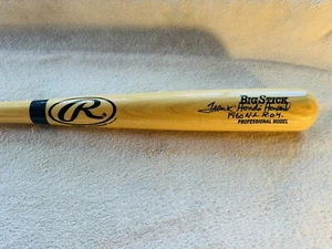 FRANK HOWARD Hondo 1960 Rookie Of The Year Dodgers Autographed Baseball Bat COA - Picture 1 of 3