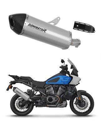 Fits to Harley Davidson PAN AMERICA 1250 2021-2024 Exhaust Muffler Titanium HP7 - Изображение 1 из 4