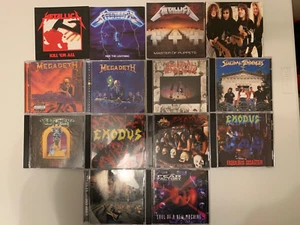 West Coast Metal Lot 14 CD Metallica, Megadeth, Exodus and More All Like New - Picture 1 of 9