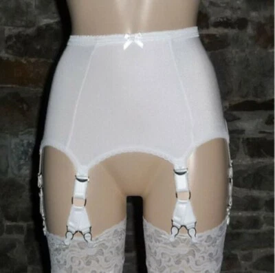 Strumpfhalter Unterwäsche Strapsgürtel Dessous Hüfthalter Strapse 12Schnallen DE - Bild 1 von 4