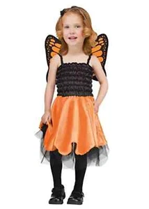 2pc Dress Wing Fun World BABY BUTTERFLY Halloween Costume Toddler 12-24 Month - Picture 1 of 2