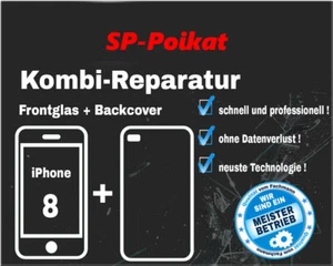 Pantalla iPhone 8 + Tapa Trasera COMBI REPARACIÓN ✔️ PROFESIONAL Y RÁPIDO ✔️ - Imagen 1 de 1