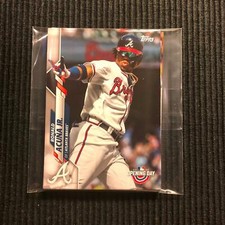 2020 TOPPS OPENING DAY ATLANTA BRAVES TEAM SET 7 CARDS  RONALD ACUNA JR +