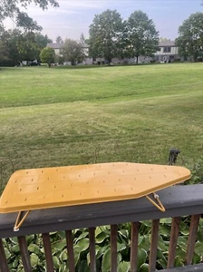 Vintage 1950’s Sears Harvest Gold Tabletop Countertop folding ironing board - Picture 1 of 15