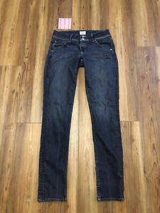 Pantalones de mezclilla vintage Hudson para mujer talla 27 azul ajustados con solapa bolsillo trasero - Imagen 1 de 24