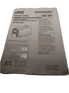 instruction manual JVC/GZ-MS130U - Picture 1 of 2