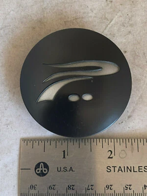 Tapa central cubierta de cubo de llanta negra mate Platinum Custom Wheels A89-9005C Foto 1 de 4