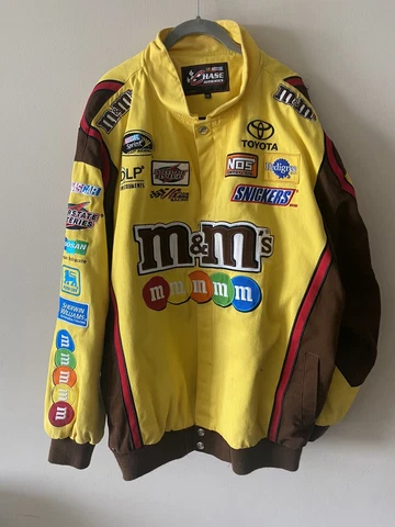 KYLE BUSCH #18 M&M’s JACKET  XXL Joe Gibbs Racing NASCAR Chase Authentics Cover