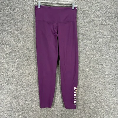 Calzas deportivas Old Navy para mujer M medianas moradas tiro medio capri ajustadas Foto 1 de 4