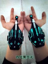 The Amazing Spiderman Magnet Web Shooter Transmitter Cosplay Props Toy + Gloves