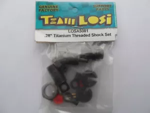 New-Old-Stock Team Losi .28" Titanium Threaded Shock Set LOSA5081/5081 As Shown - Picture 1 of 3