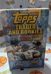 2002 Topps Traded And Rookies Baseball Hobby Factory Sealed Box 1 Auto or Relic - Picture 1 of 2