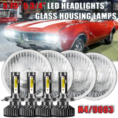 Faros LED 5 3/4" 5,75 pulgadas haz HI/LO para Oldsmobile 442 98 F85 Cutlass Foto 1 de 4