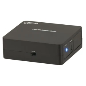 3-Way Optical TOSLINK Splitter With USB Power Cable. - Picture 1 of 4