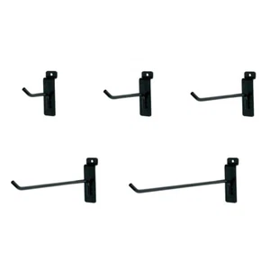 SSWBasics Slatwall Accessories Set - 50 Assorted Slatwall Hooks 10 Each of 2" - Picture 1 of 2