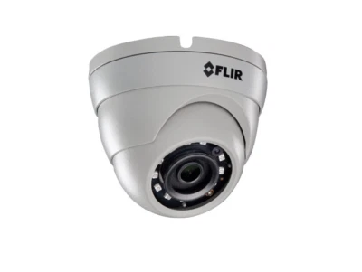 PE133E FLIR 3MP Fixed HD IP Weatherproof Dome Camera VANDAL PROOF NETWORK  - Image 1 of 2