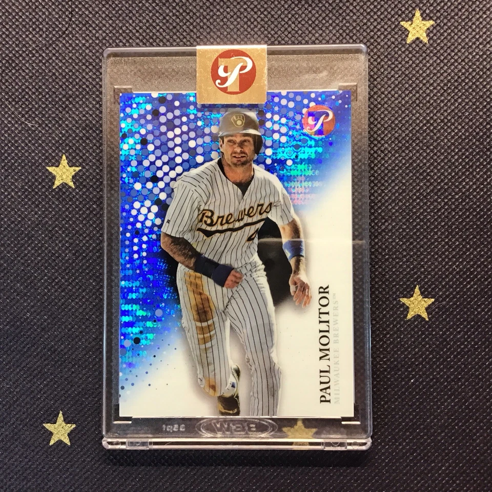 Paul Monitor 2022 Topps Pristine Blue SP #’d/75 Brewers  — 第 1/2 张图片