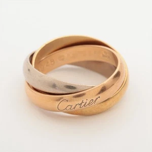Cartier Trinity Ring 750(YG×PG×WG) 7.3g 48 B4052748 - Picture 1 of 5