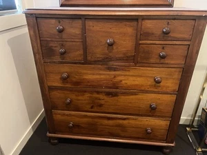 Tallboy Solid Wood Chest Drawers - Picture 1 of 1