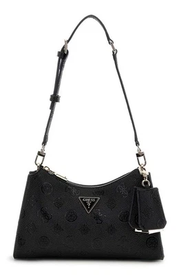 GUESS Cresidia II Top Zip Shoulder Bag Schultertasche Tasche Black schwarz Neu - Bild 1 von 3