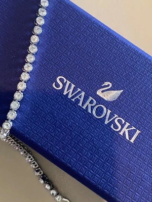 SWAROVSKI Crystal Tennis Bracelet*Round*nib - Image 1 of 4
