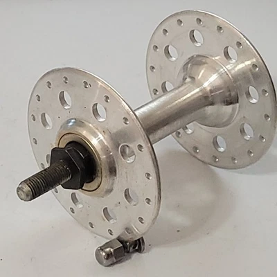 Old School NOS 36 agujeros BMX bicicleta de carretera buje brida alta hecho en Francia Foto 1 de 4