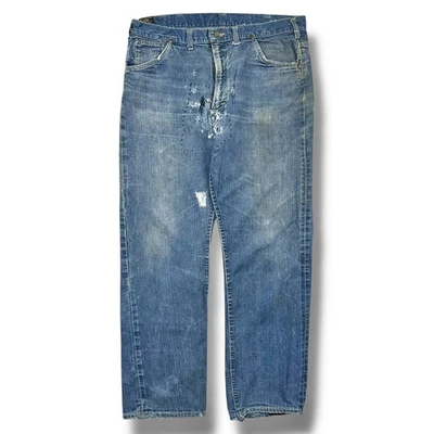 Vintage 60s Lee Riders Sanforized Jeans Union Made Denim Dark Wash Men’s 36x31 - Image 1 of 4